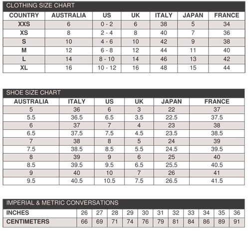 Armani Men S Size Chart