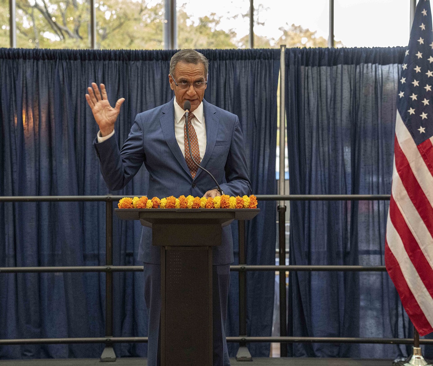 Deputy Secretary of State Richard Verma speaks at a Diwali celebration at the State Department in Washington, 2023