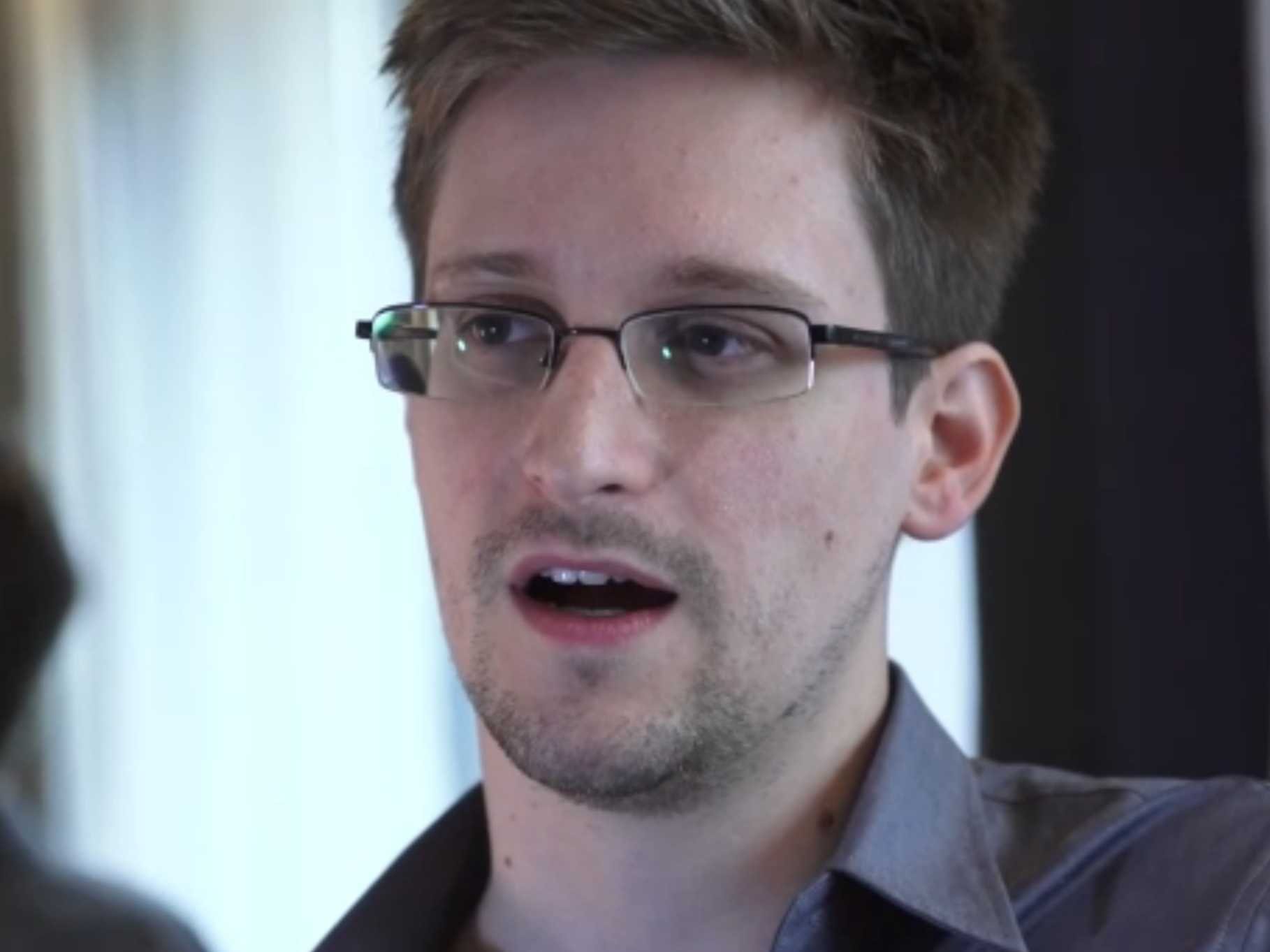 Edward Snowden , former CIA employee , the whistleblower behind the NSA surveillance revelations